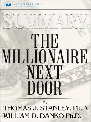 cover image of Summary of the Millionaire Next Door